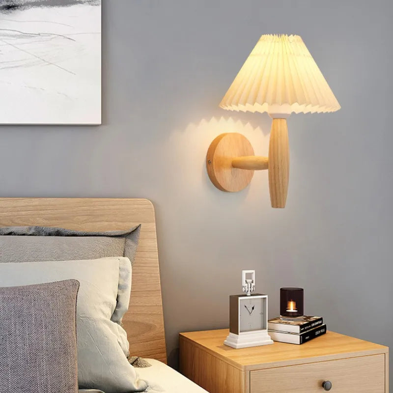 Moderne Dimmbar Vegglampe i Driftwood for Soverom og Stue – Elegant Belysning med Varmt Lys 3