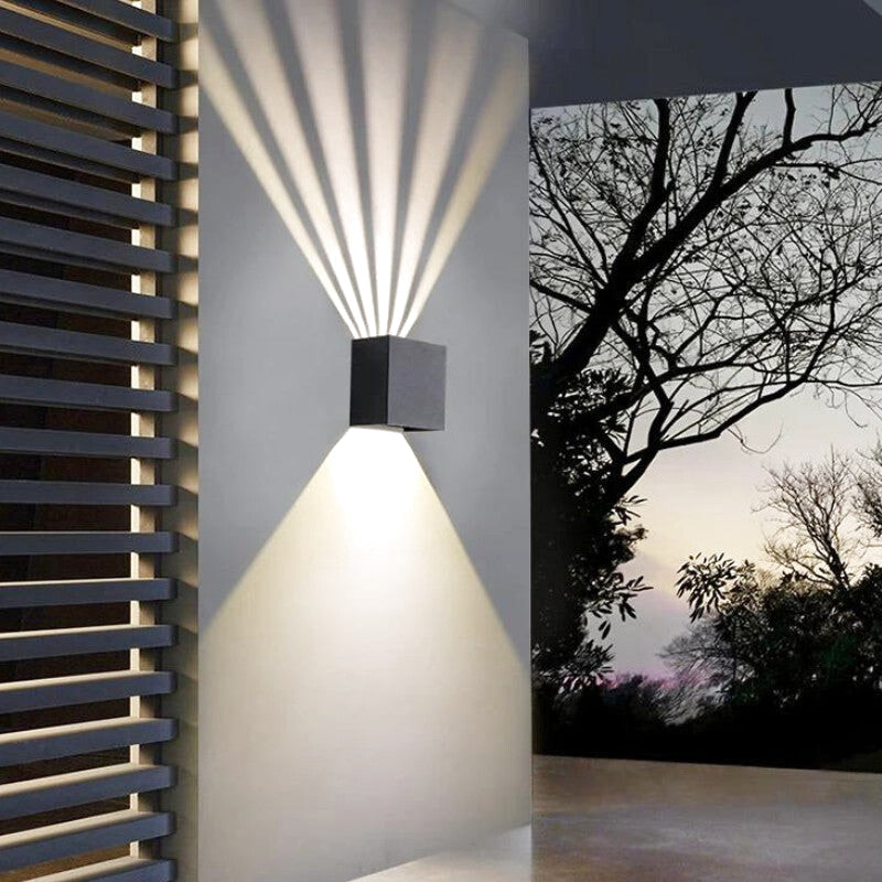 Outdoor Cube Wall Light – Modern Minimalist LED Illumination, IP65 Rated for Outdoor Use, Energy Efficient with 3500K Warm Light 3